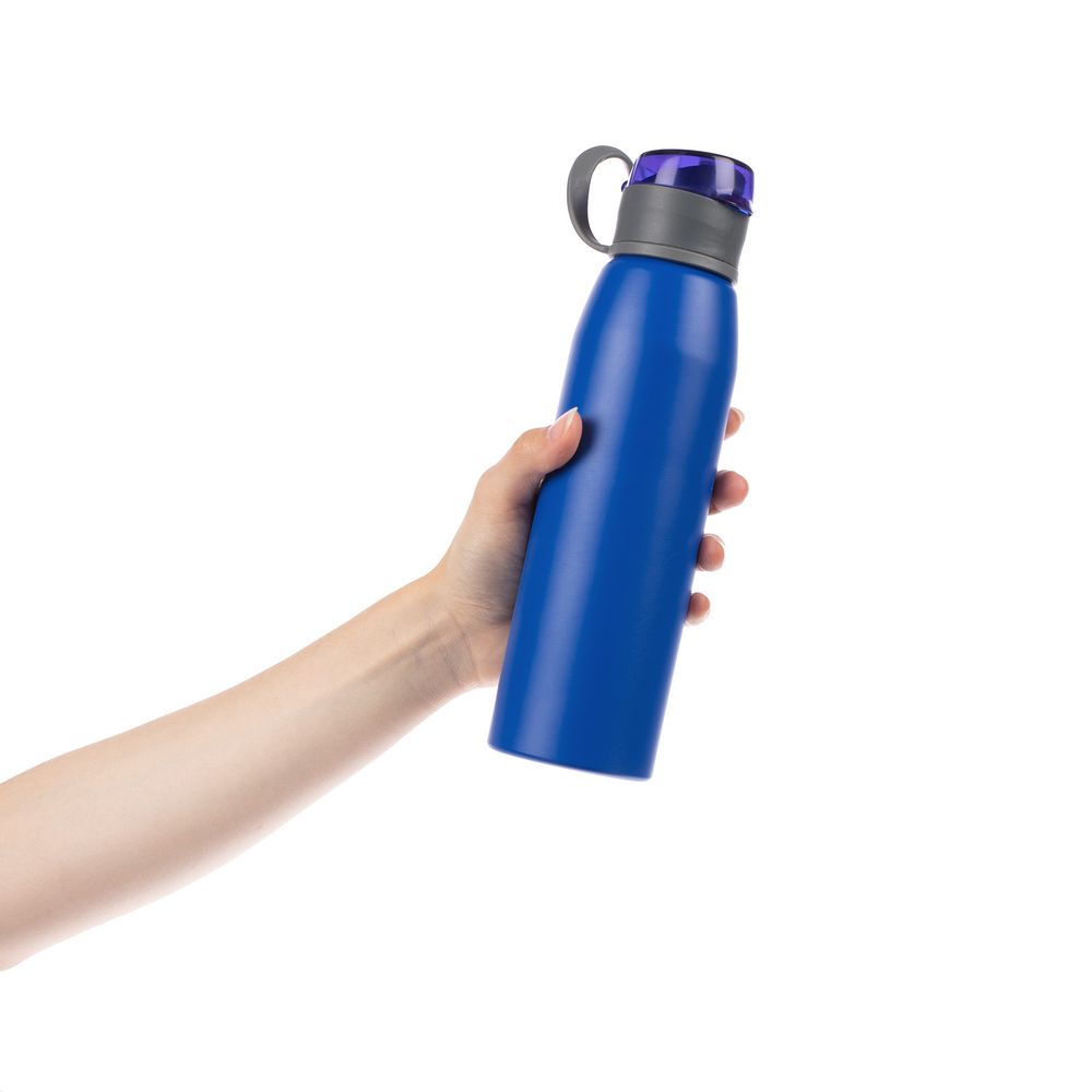 Бутылка для воды Billy Gym, матовая синяя-2