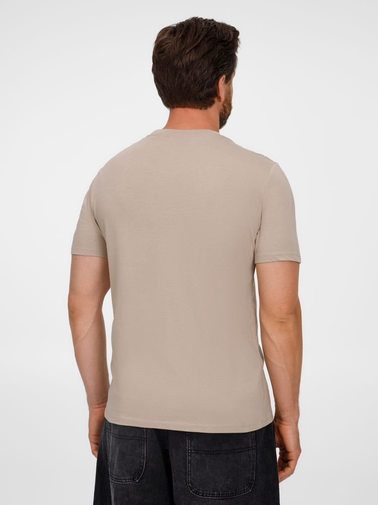 Футболка унисекс Legend, серо-бежевая-5