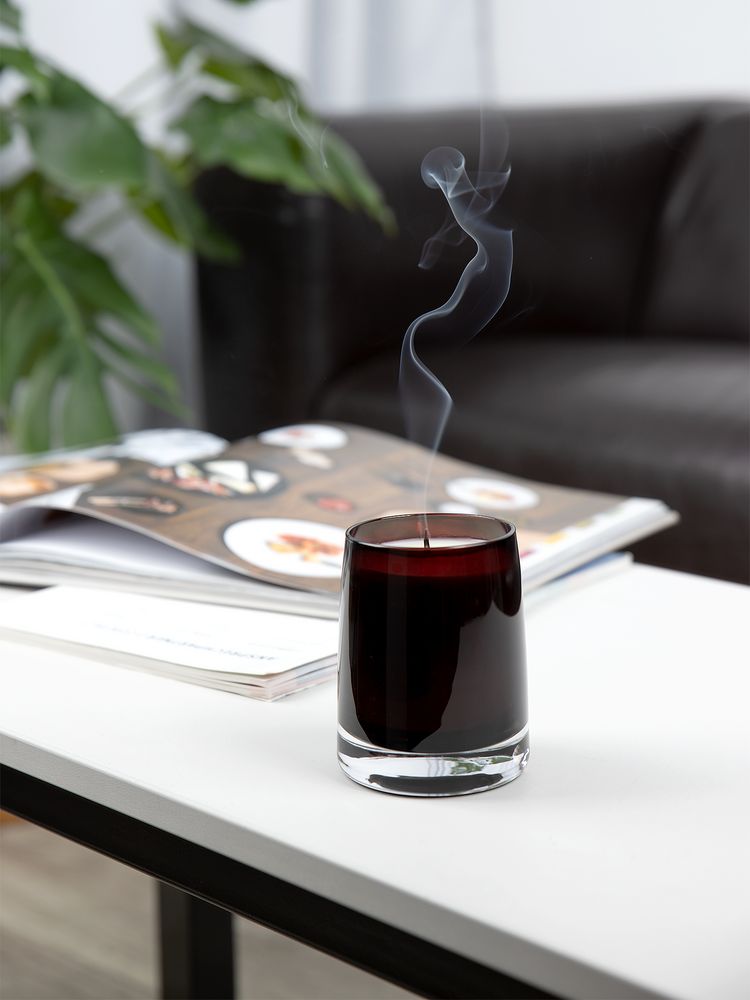 Ароматическая свеча Fragnola, грейпфрут и ветивер, бордовая-2