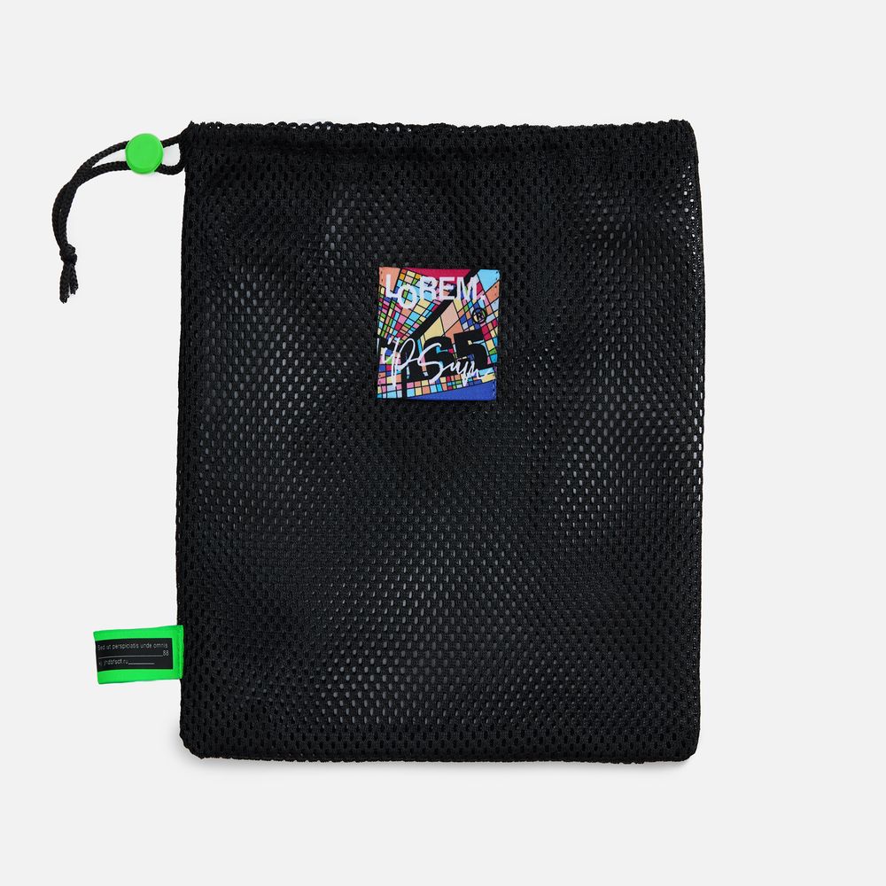 Лейбл тканевый Epsilon, S, зеленый неон-4