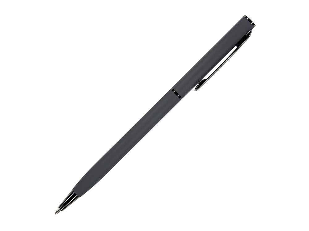 Ручка шариковая автоматическая BrunoVisconti® PALERMO цвет корпуса графитовый, soft-touch, 0.7 мм-0
