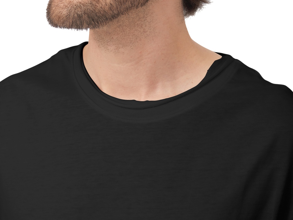 Майка оверсайз Berlin, унисекс, черный-5