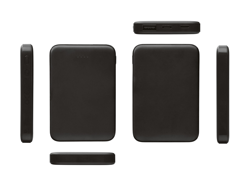 Внешний аккумулятор Simp, 5000 мАч, черный-4