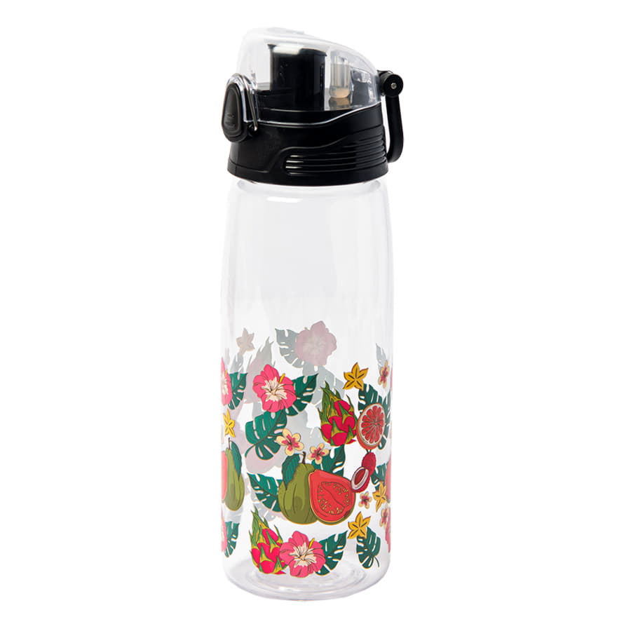 Бутылка для воды FLASK, 800 мл, прозрачный-1