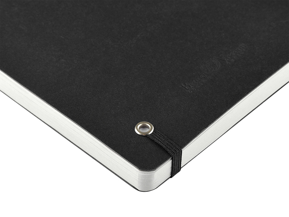 Ежедневник недатированный на гребне А5 Pragmatic, черный-4