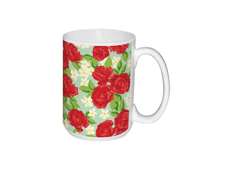 Кружка для сублимации, 425 мл, d=85 мм, премиум, белая, белый-1