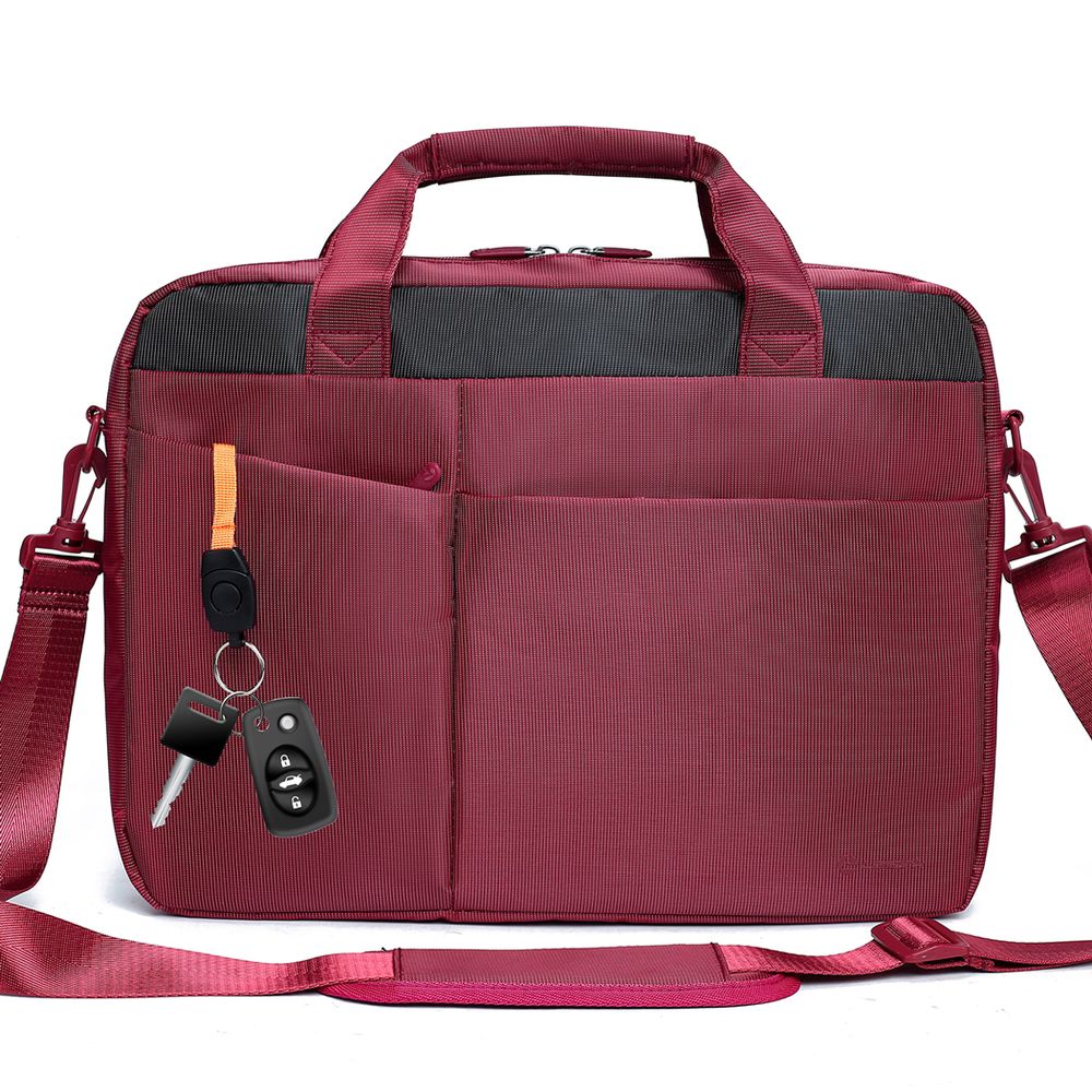 Сумка для ноутбука L245, бордовая-2