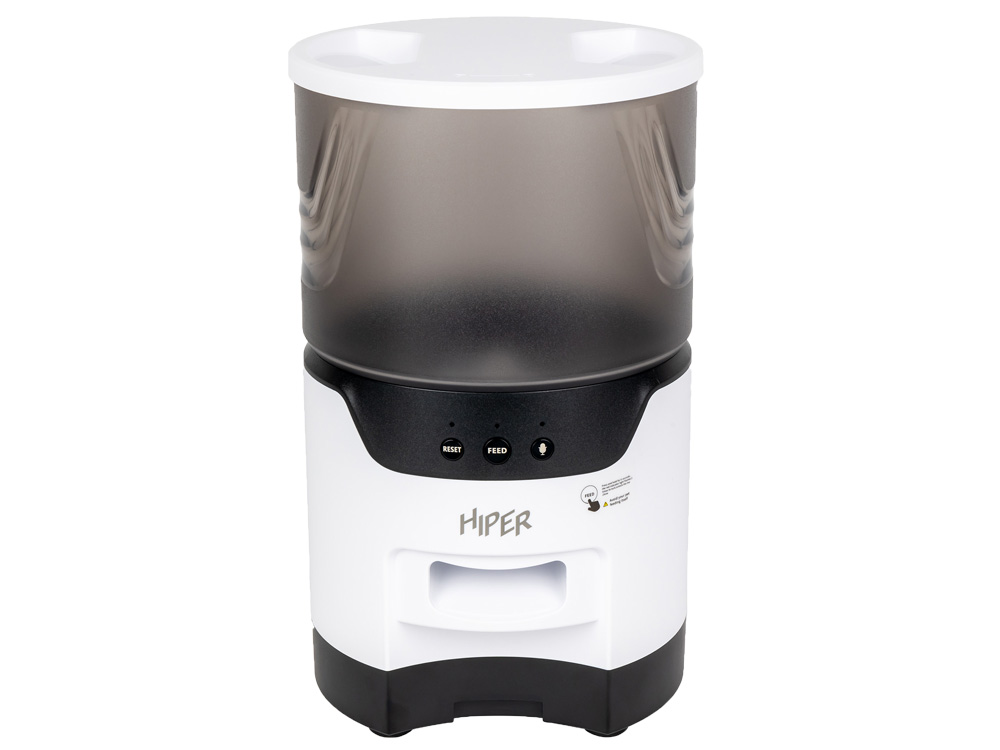 Умная Wi-Fi кормушка IoT Pet Feeder, 3000 мл, белый/черный-4