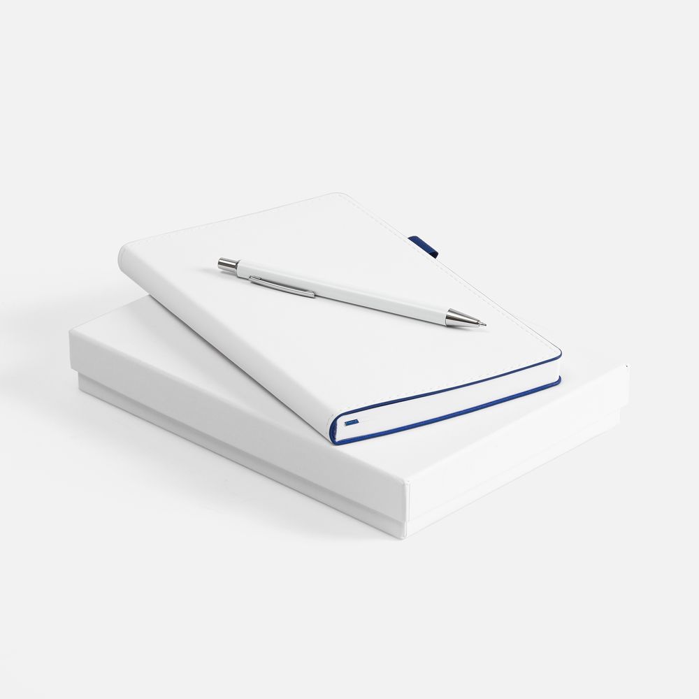 Набор White Shall, бело-синий-0