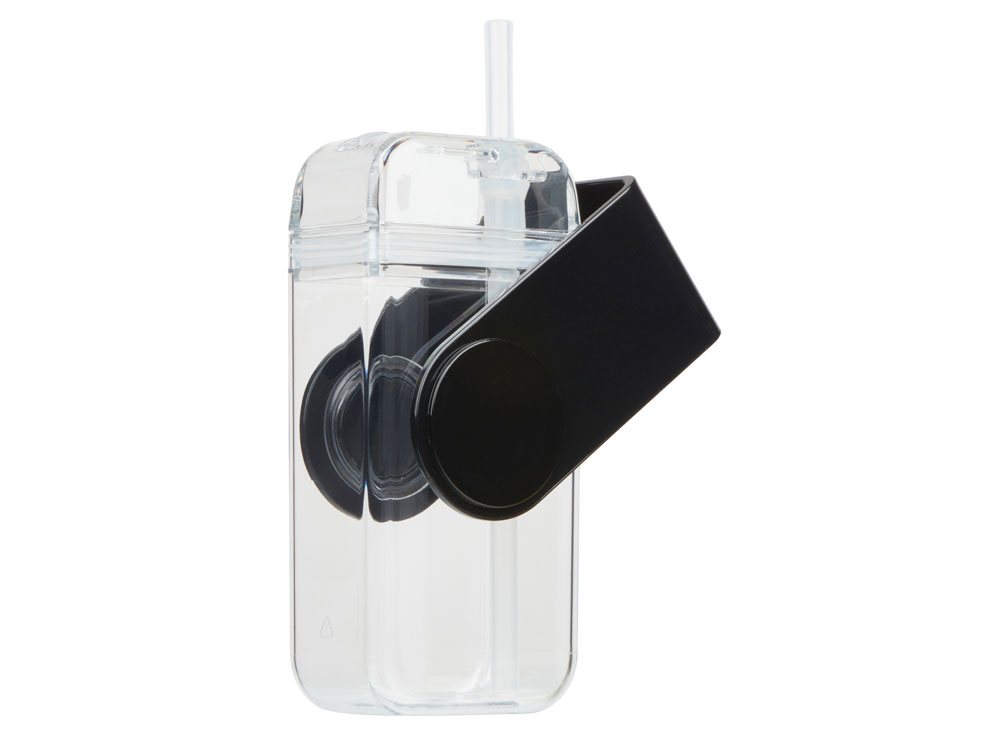 Бутылка для воды JUICY DRINK BOX, черный-2