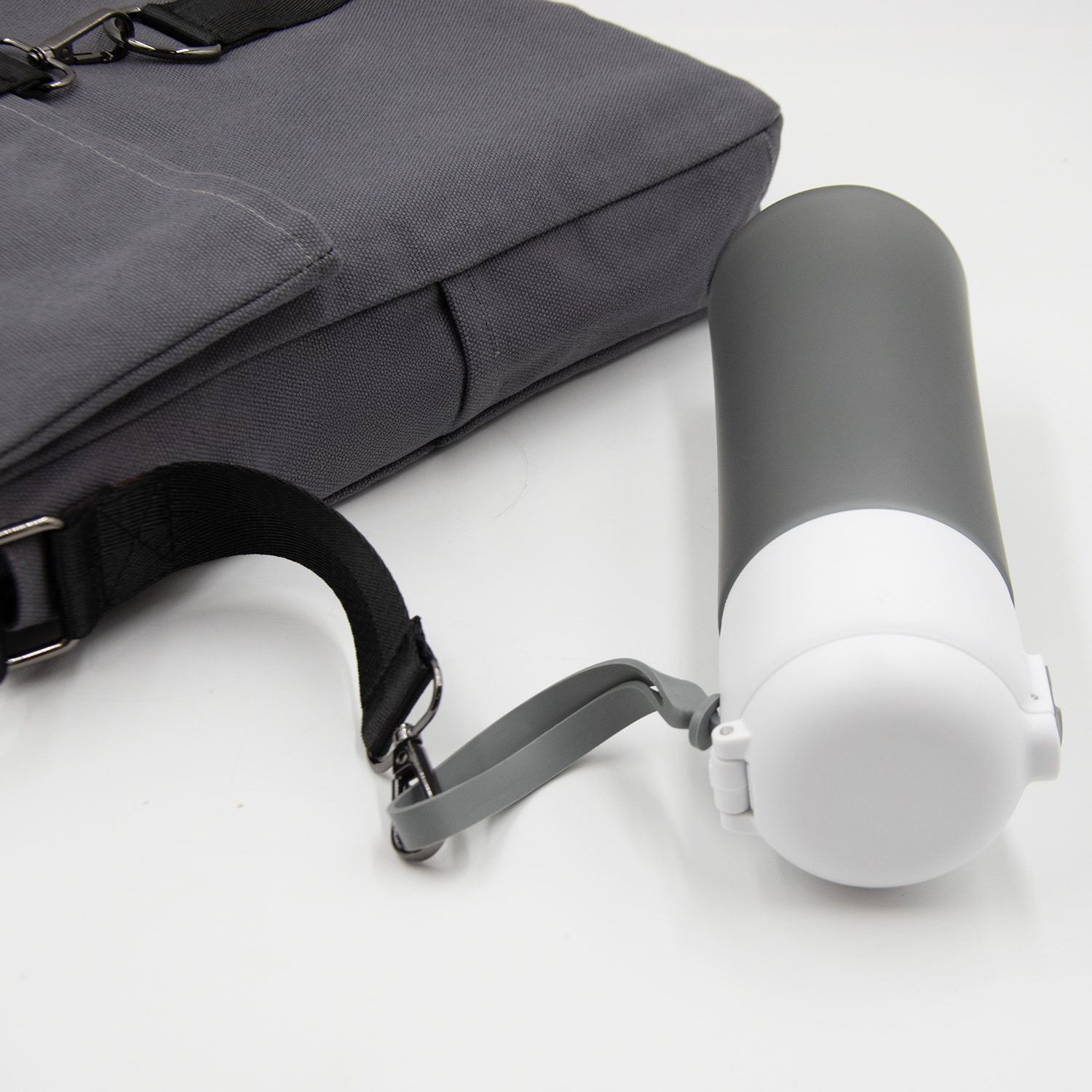 Шоппер Superbag Companion (серый с черным)-10