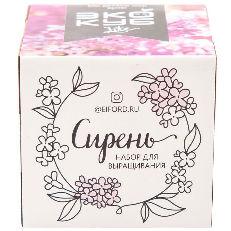 Набор для выращивания «Экокуб Lite», сирень-2