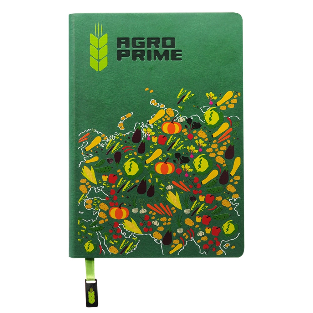 Ежедневник Latte NEW недатированный, зеленый/лимонный-3