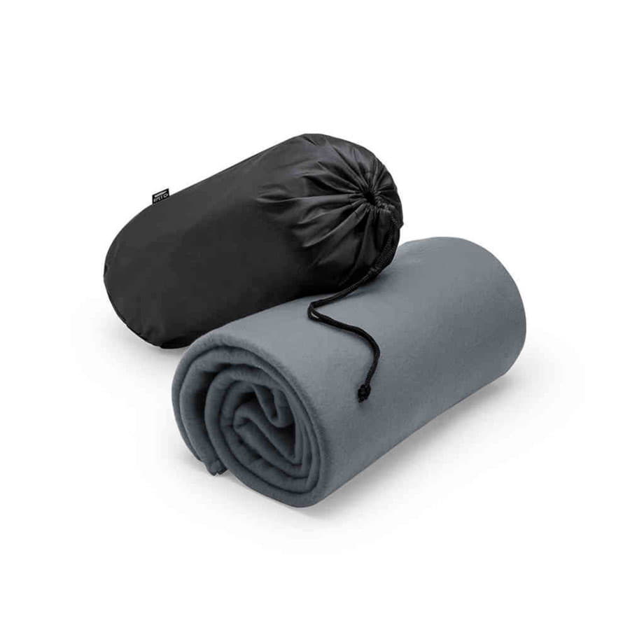 Плед KAYLA, 120x150 см, полиэстер RPET, бежевый-1