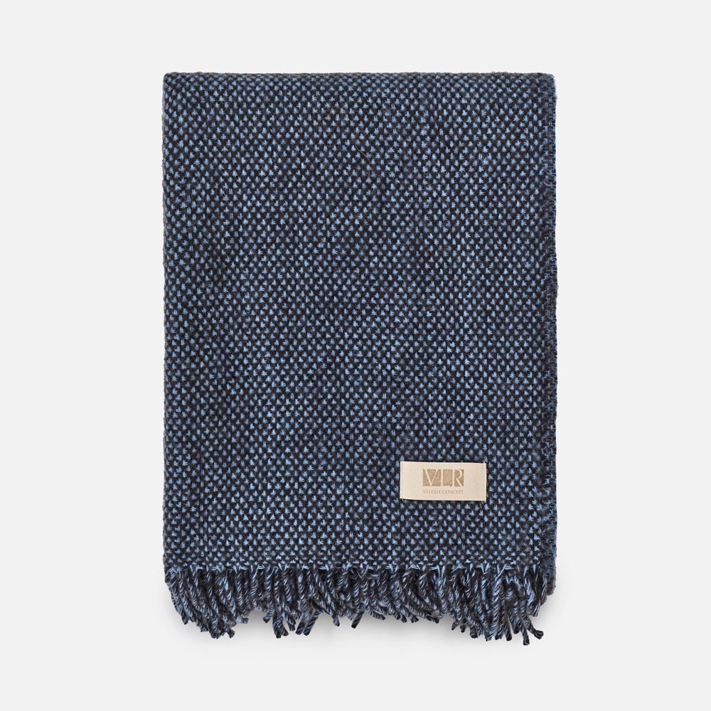 Плед Deepak, синий-0