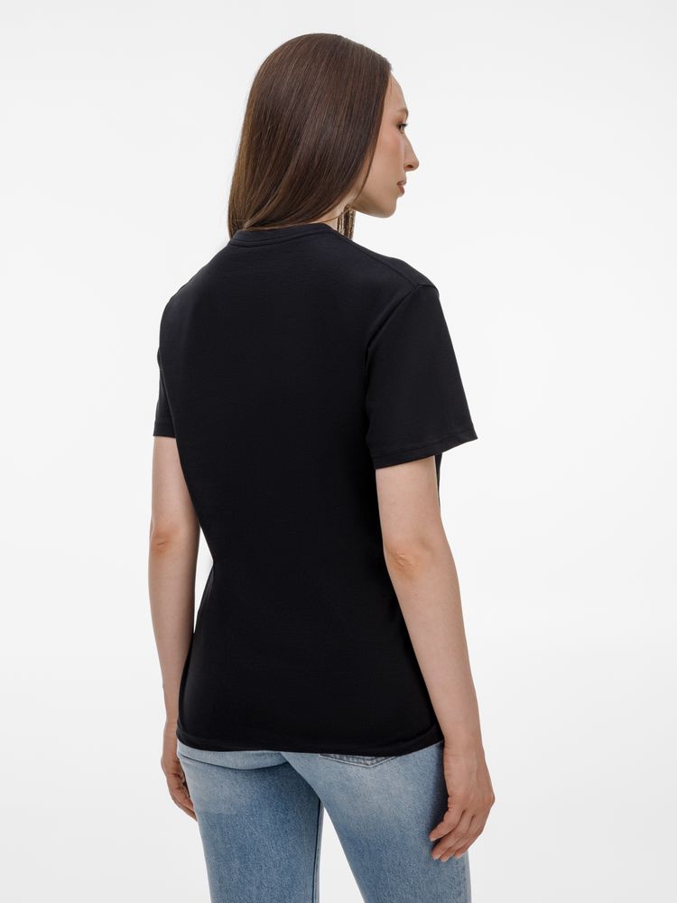 Футболка унисекс T-Bolka 180, черная-7