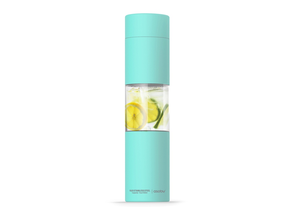 Бутылка для воды FLAVOUR U SEE, 460 мл, бирюзовый-1