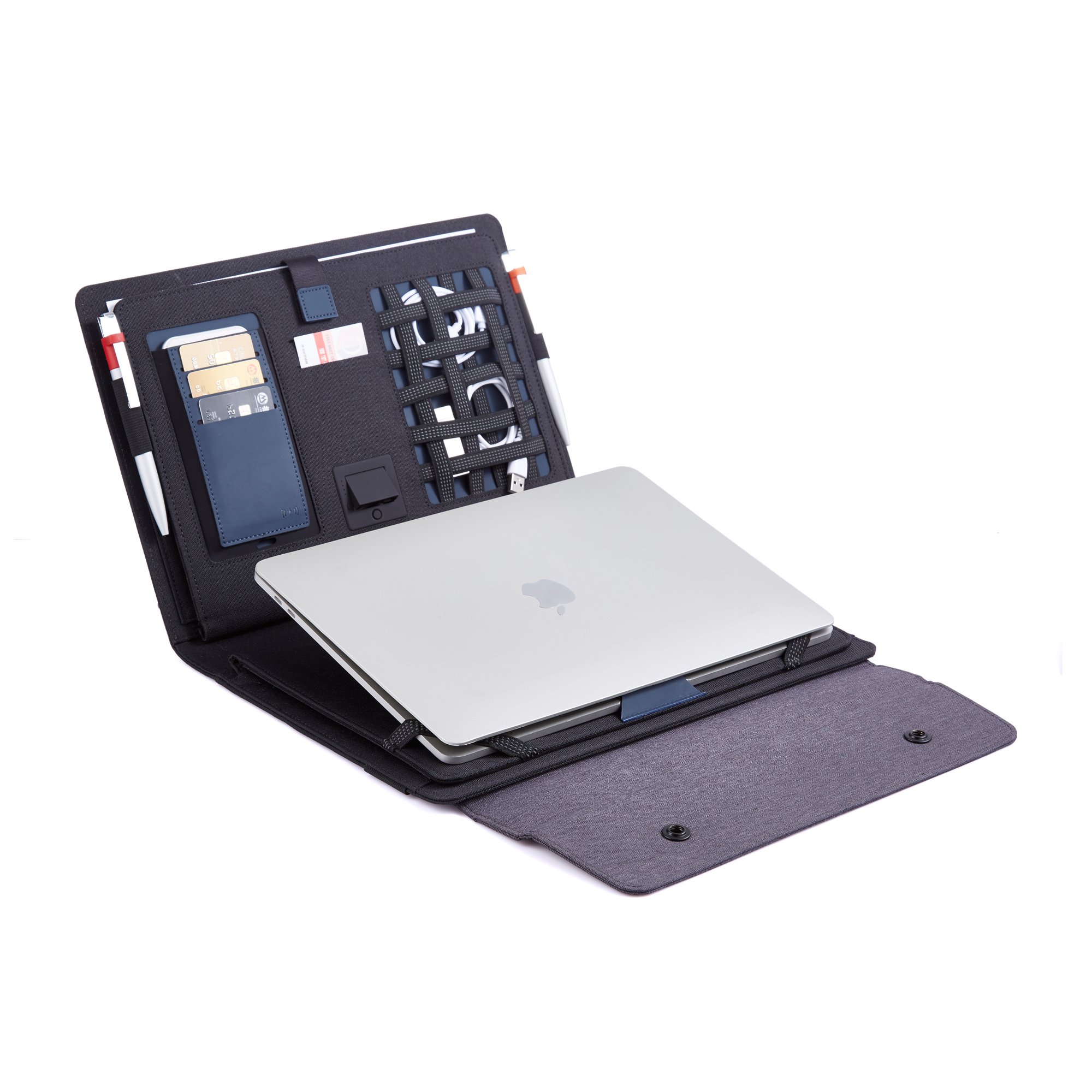 Мобильный офис с беспроводным зарядным устройством 5000 mAh-0