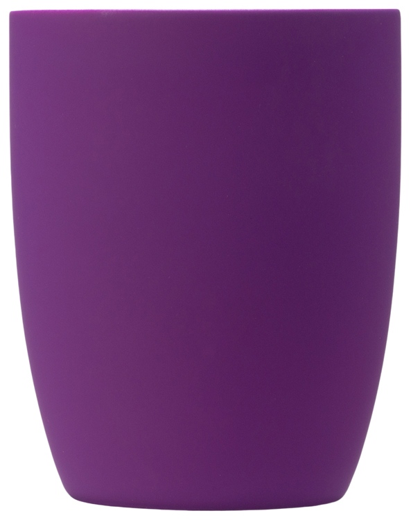 Кружка с покрытием soft-touch C1, фиолетовый-2