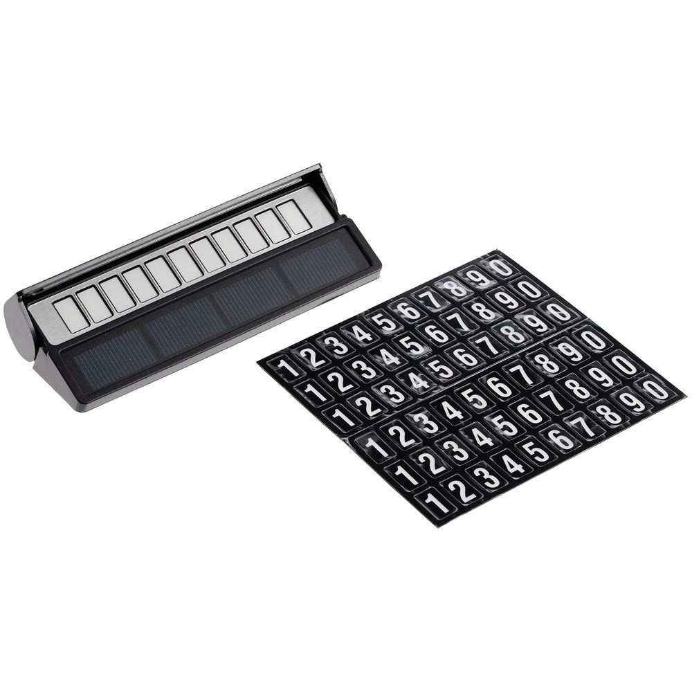 Парковочная визитка Litera Solar, черная-4