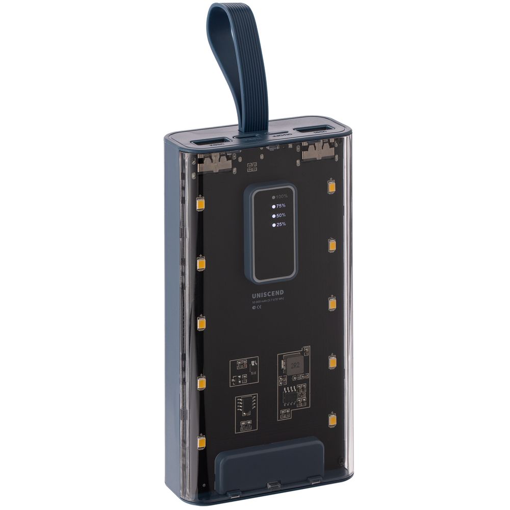 Аккумулятор Trellis Flat 10000 мАч, синий-1