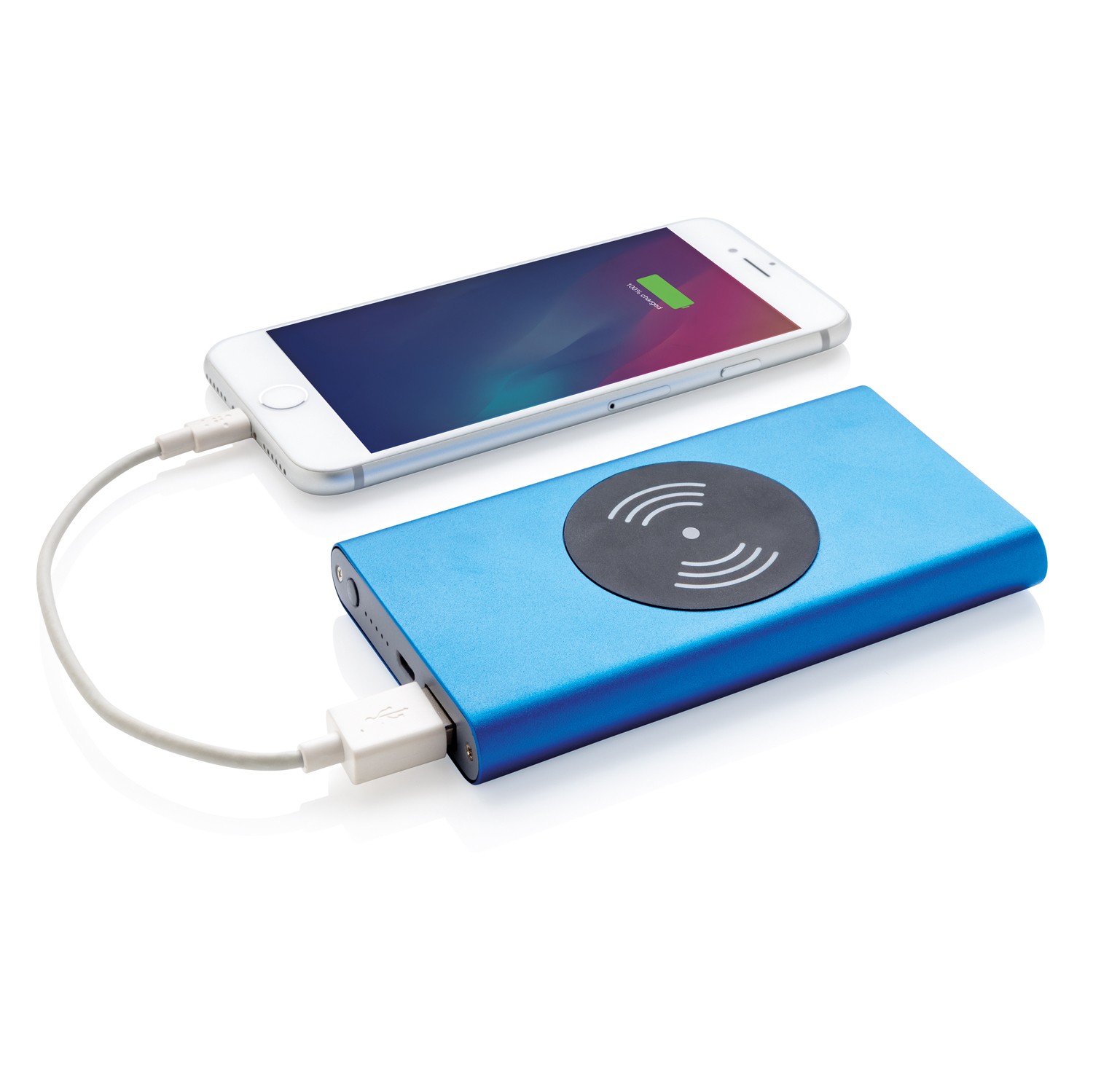 Тонкий беспроводной внешний аккумулятор на 4000 мАч, 5W-4