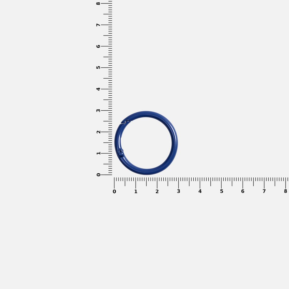 Карабин-кольцо Claus, L, синий-4