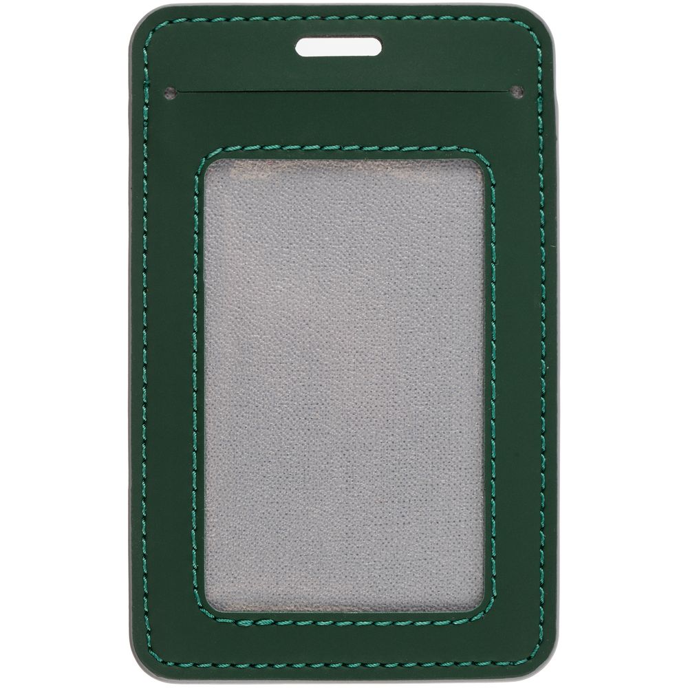 Чехол для пропуска Shall Simple, зеленый-0