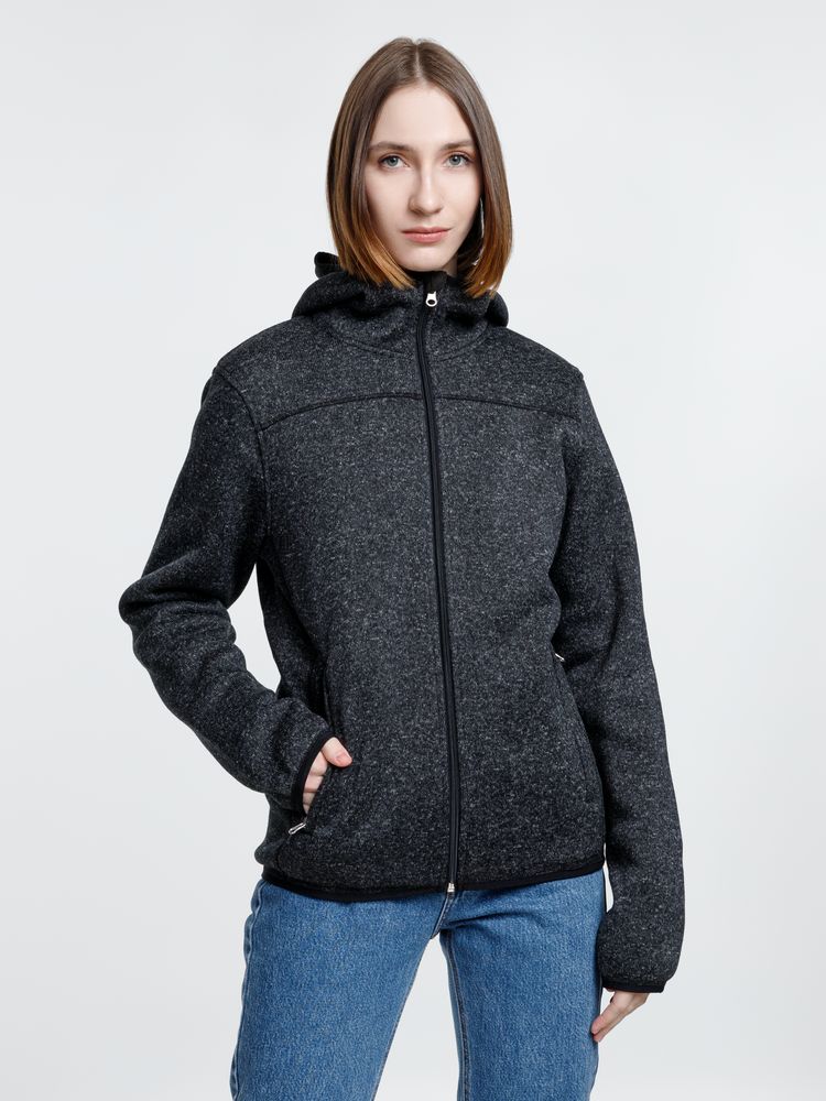 Куртка с капюшоном унисекс Gotland, черная-3