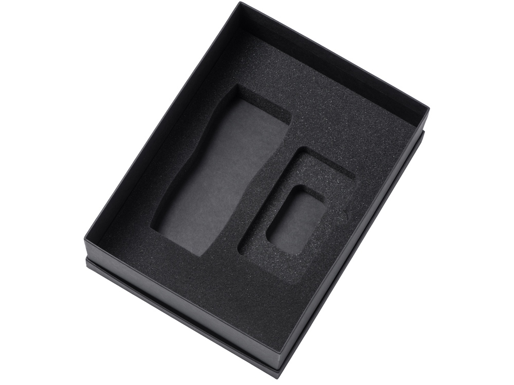 Подарочный набор c термокружкой С1 и повербанком С2, темно-синий-2