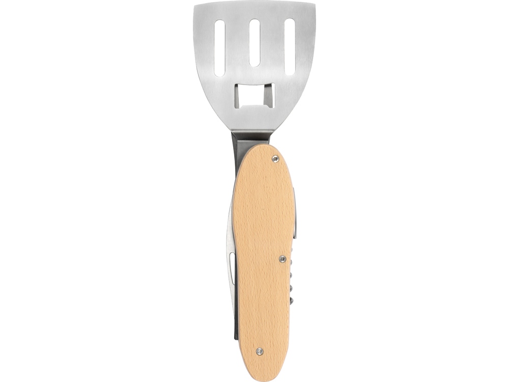 BBQ мультитул Blade 5в1 с деревянными ручками, в чехле-7