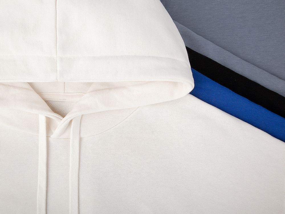 Худи унисекс H2, молочно-белое-7