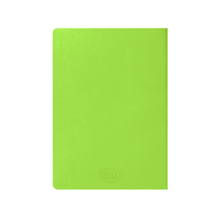 Ежедневник недатированный Tony, А5, лаймовый, кремовый блок в линейку, лаймовый-6