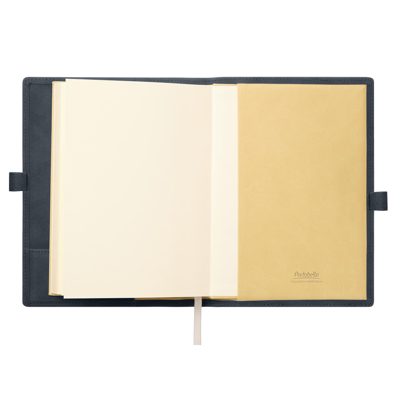 Ежедневник-портфолио Клип (Clip NEO) недатированный в подарочной коробке, синий (в комплекте ручка Sonata BP серебро)-8