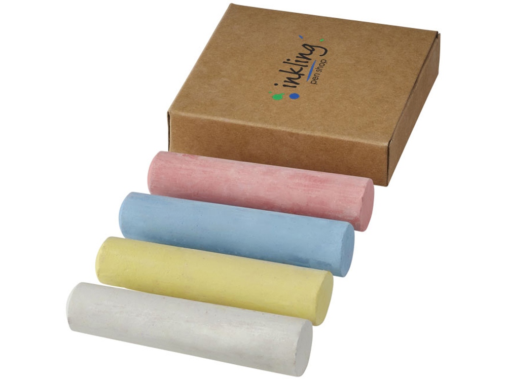 Набор мелков в натуральной коробке 4 единицы-3