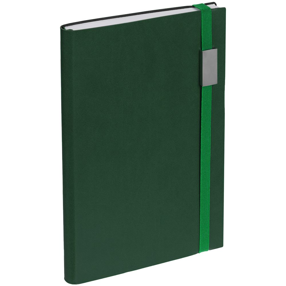Ежедневник Vivian Metal, недатированный, зеленый-1