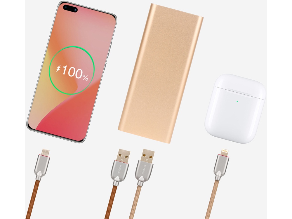 Внешний аккумулятор Rombica NEO AZ220G Quick, 22000 mAh, золотистый-9