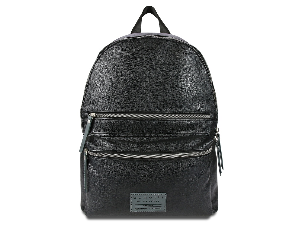 Рюкзак BUGATTI Moto D 13'', чёрный, полиуретан, 32х16х40 см, 14 л-1