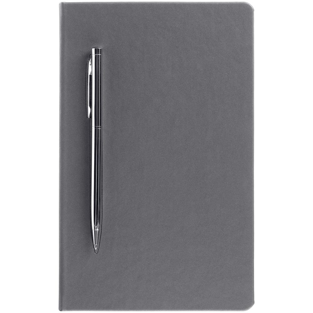 Ежедневник Magnet Shall, недатированный, серый-2