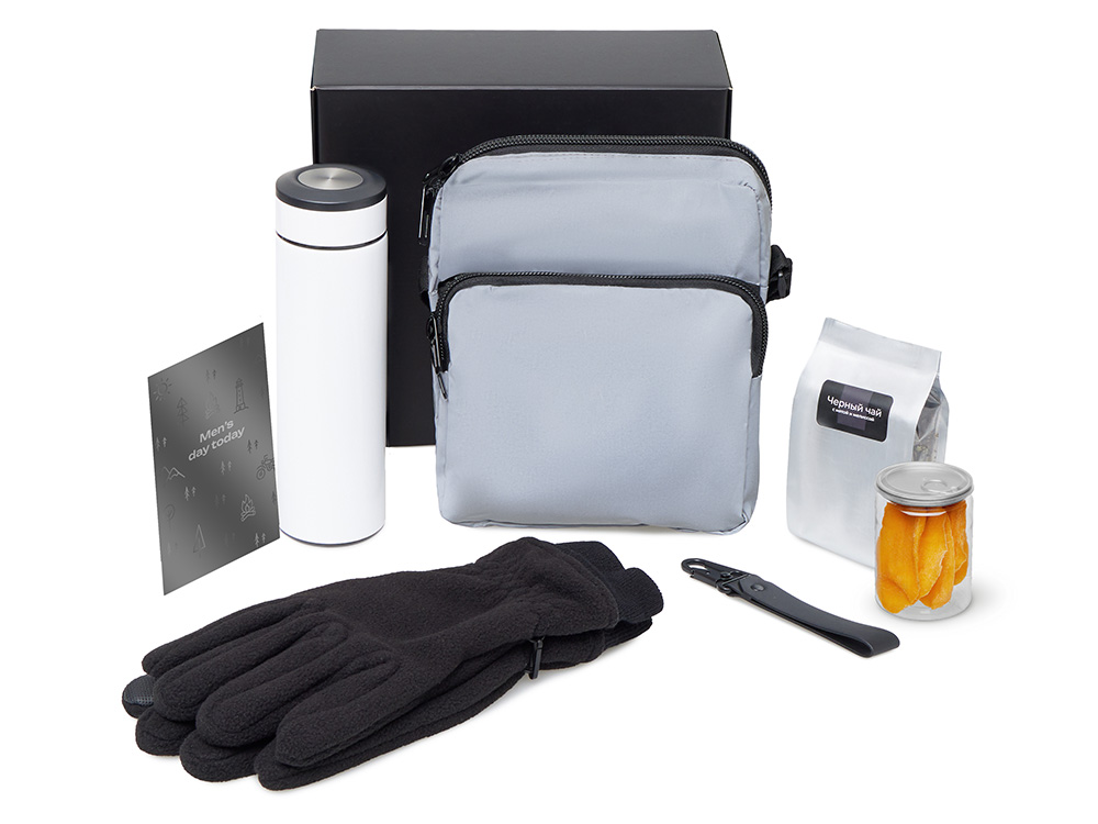 Подарочный набор Re:m. Step  с термосом, перчатками и сумкой-1