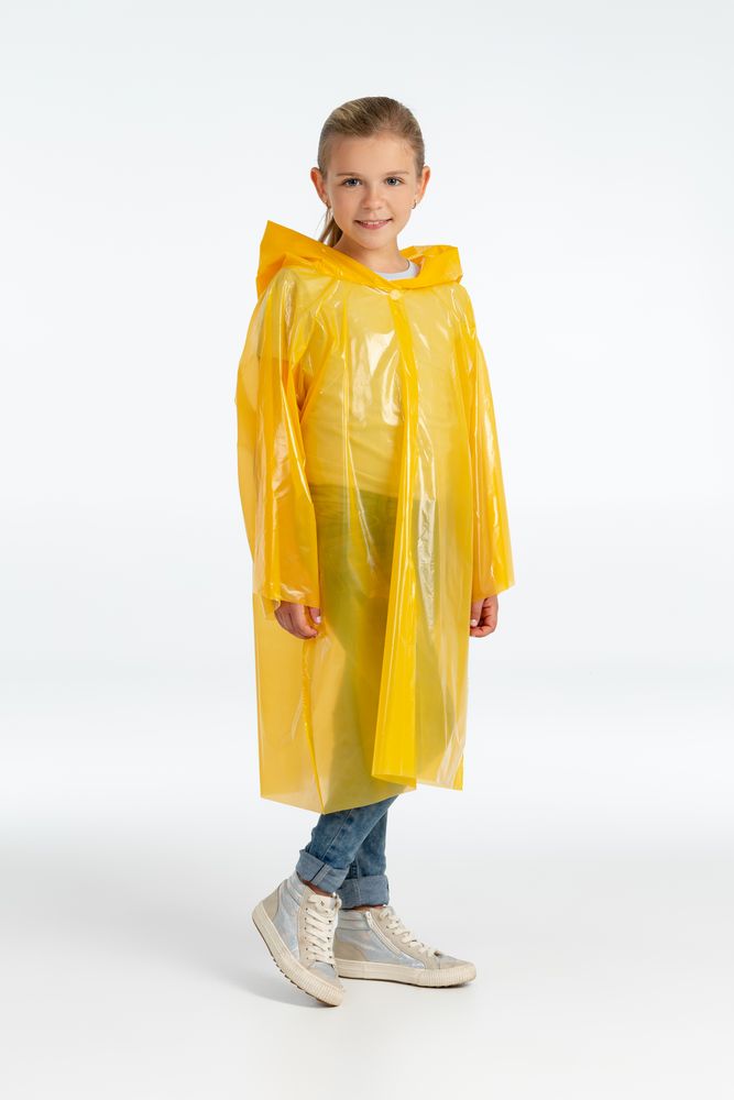 Дождевик-плащ детский BrightWay Kids, желтый-5