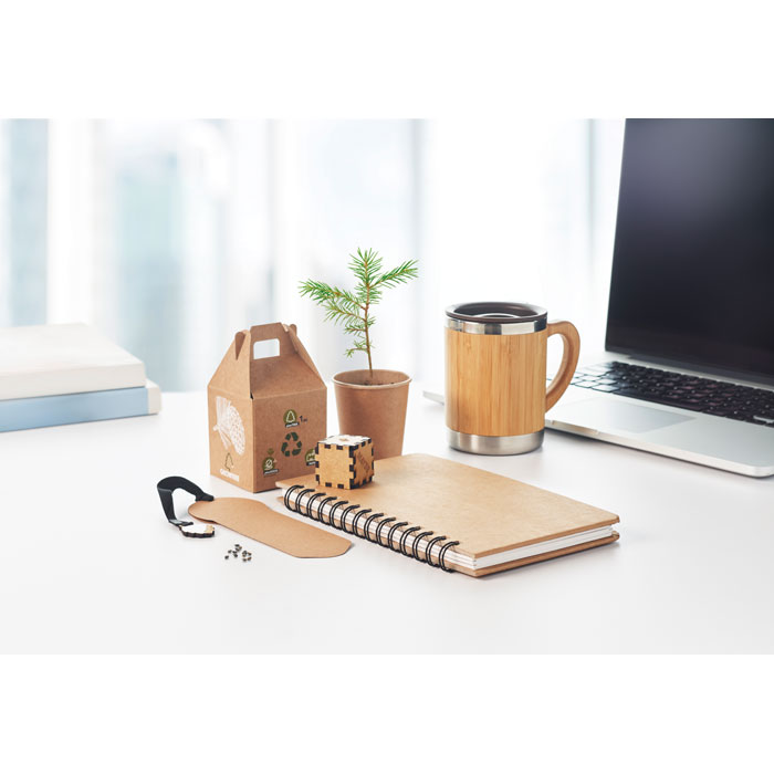 Pine tree notebook, бежевый-8
