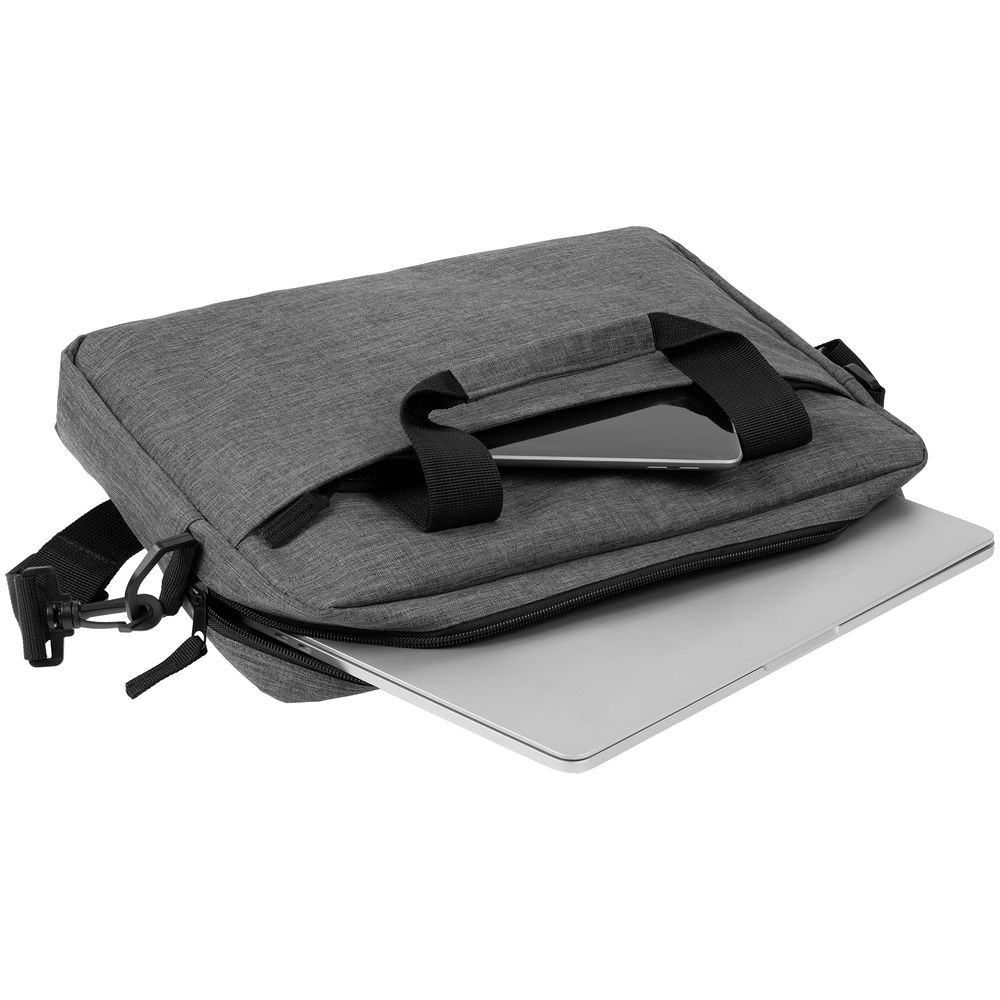 Сумка для ноутбука Delegate, серая-6