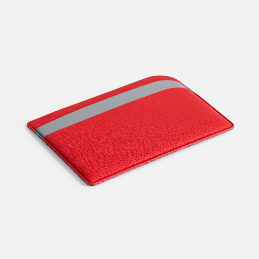 Чехол для карточек Dual, ver.2, красный-3