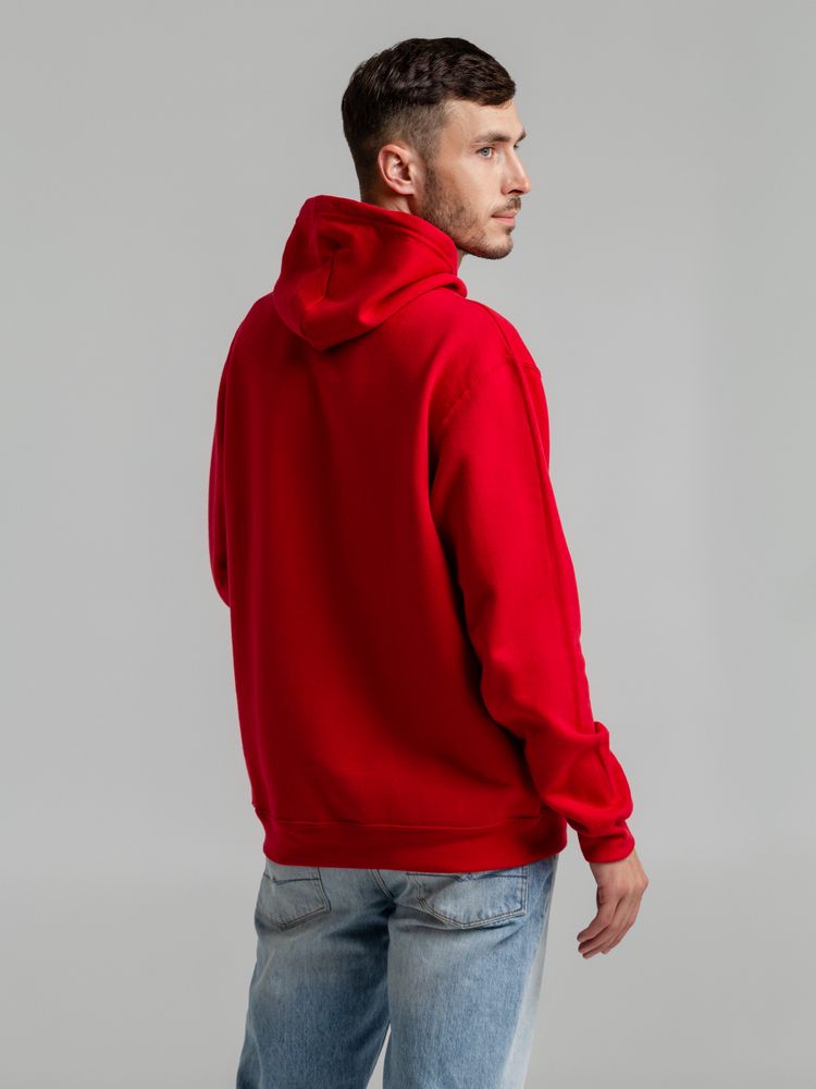 Толстовка с капюшоном Snake II красная-4