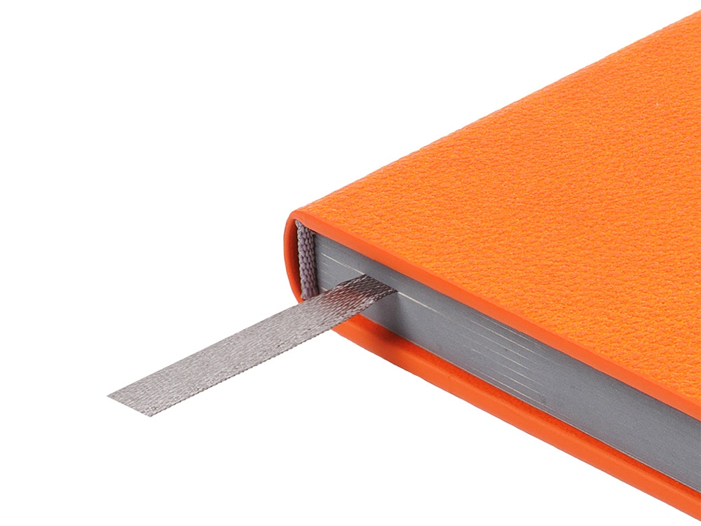 Ежедневник недатированный с магнитным клапаном А5 Venezia, оранжевый-3