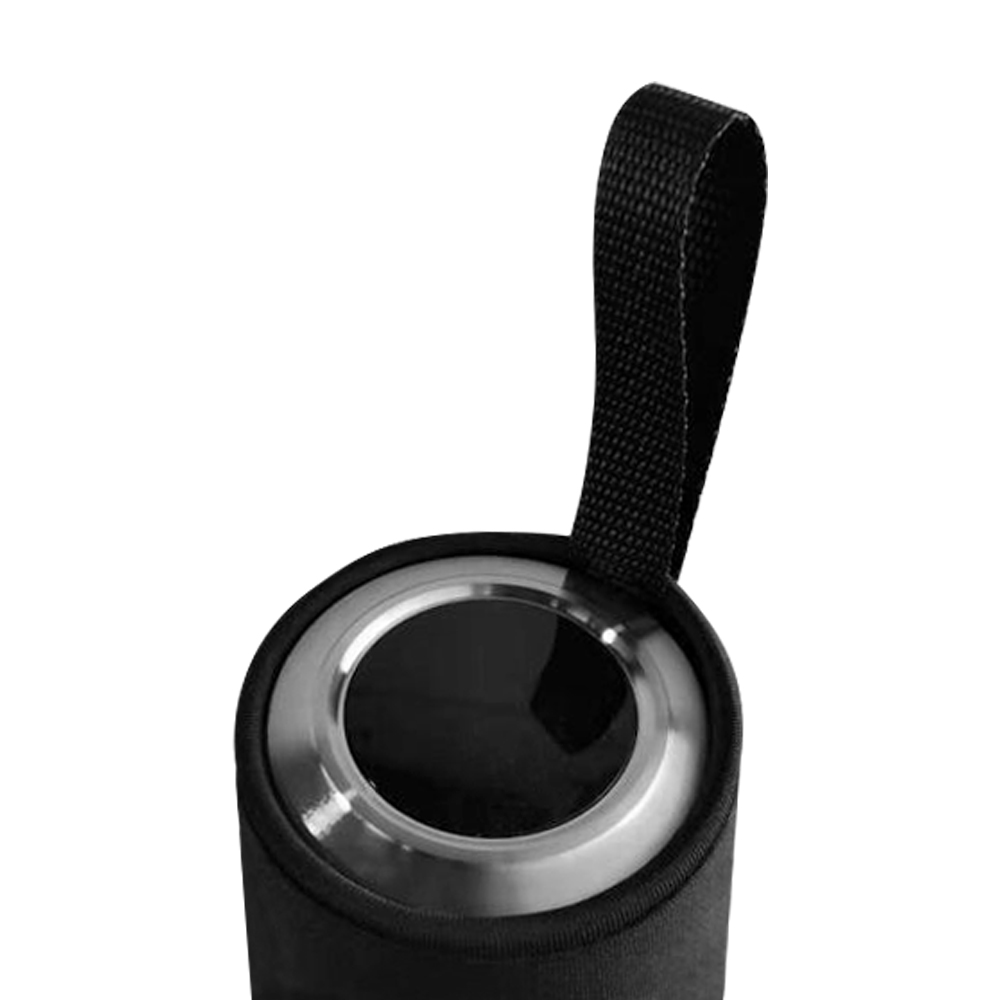 Термос стеклянный для чая Sabi  cо светодиодным дисплеем, Серебристый-3