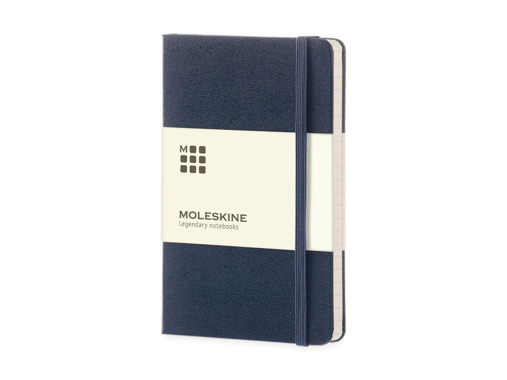 Записная книжка Moleskine Classic (в линейку) в твердой обложке, Large (13х21см), синий-0
