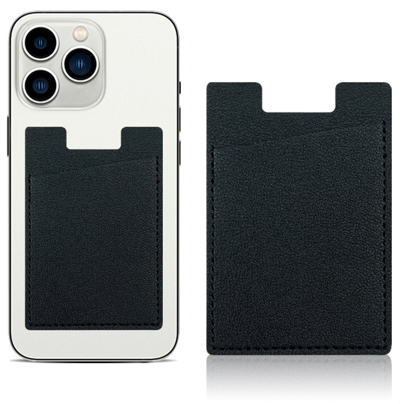 Держатель карт на телефоне SlimPocket, Черный-0