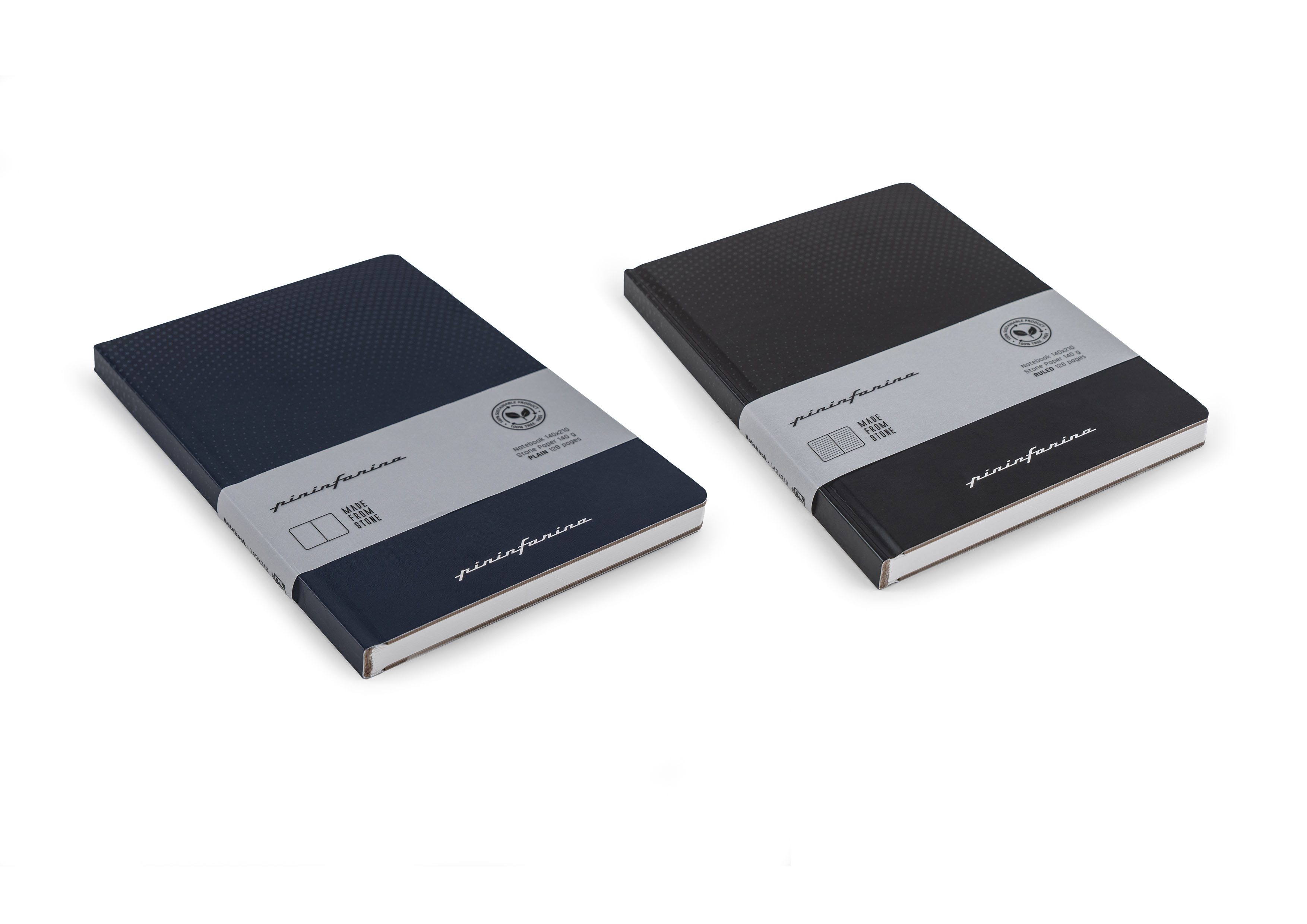 Тетрадь принт Pininfarina Stone Paper синяя 14х21см каменная бумага, 64 листа, линованная, твердая обложка-7